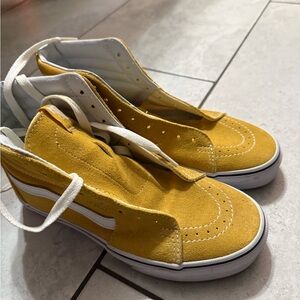 Vans Yellow High-Top Sneakers